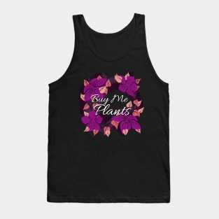 Buy Me Plants - Peach & Purple Plant Wreath Art Tank Top